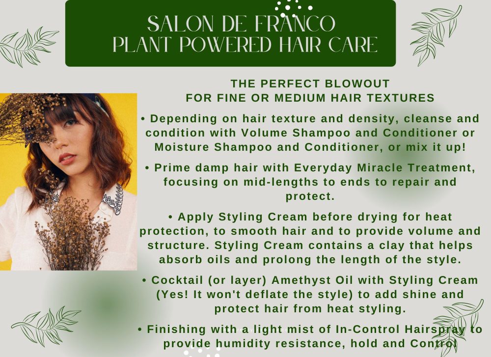 Perfect Blowout for fine hair